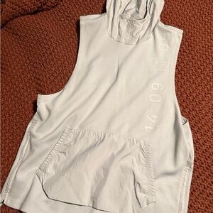 Nike Men's Sleeveless Hoodie - Light blue